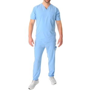 Medical Scrub Nurse Hospital Uniform Scrub <b>Set</b> for <b>Doctors</b> Breathable Scrub Suit with OEM Service scrubs uniforms 2026 - Product Image 1
