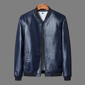 Blouson bombardier long en cuir pour homme Manteau en cuir pleine longueur de qualité supérieure - Product Image 5