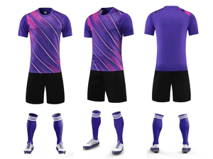 Camiseta de Fútbol Personalizable con Nombre y Logotipo del Equipo, Tecnología de Corte Automatizado en la Parte Delantera, Suministro OEM para Uniformes de Equipo - Product Image 5