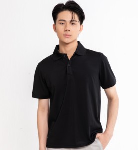 Vente en gros Polo uni en polyester de compression personnalisé Prix compétitif Services de traitement de vêtements OEM ODM du Vietnam - Product Image 3