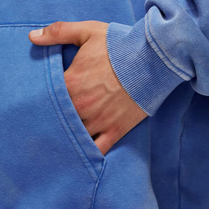 Loose Fit Drop Shoulder Heavy Weight Acid Washed <b>Men</b> <b>Hoodies</b> Low Price Best Sale Acid Washed Distressed <b>Hoodies</b> - Product Image 4