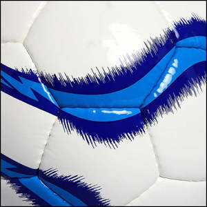 Balón de Fútbol de Servicio OEM, Material de Cuero, Venta Caliente, Impresión de Logotipo Personalizado, Balón de Fútbol Pakistaní, Tamaño 5, Máquina - Product Image 3