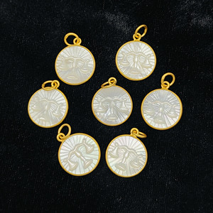 จี้แกะสลักราศีราศีตุลย์จี้โหราศาสตร์สำหรับเดือนวันเกิด - Product Image 6