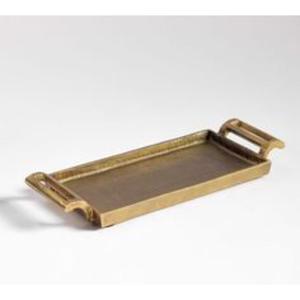 Plateau de service en laiton de style antique pour une utilisation décorative et centre de table à manger élégant pour des célébrations spéciales - Product Image 2