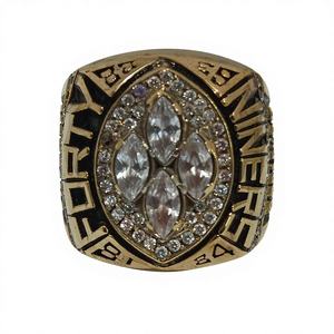 Anillo de Campeonato Personalizado de Latón Moderno |   Anillo Deportivo Personalizado para Equipo |   Opciones de Oro y Plata - Product Image 2