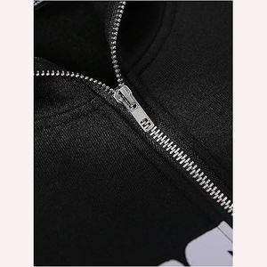 Sudadera cálida unisex con cremallera completa y bolsillos de capucha ajustables - Product Image 6