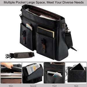 Portable Lightweight Waterproof Genuine Leather Foldable Modern Sling <b>Laptop</b> <b>Backpack</b> High Quality Durable Low MOQ - Product Image 6