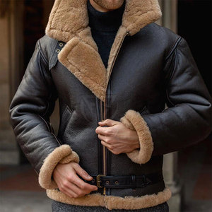 Chaqueta de Invierno de Piel de Oveja de Primera Calidad con Logotipo Frontal, Diseño Ecológico y Ligero, Tacto Suave y Calidad Duradera - Product Image 4