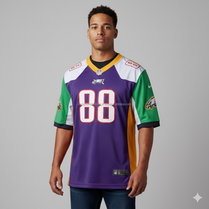 Blank Polyester American <b>Football</b> Jerseys Plus Size Short Sleeve Wholesale Plain Mesh Sportswear for Custom Printing <b>White</b> - Product Image 6