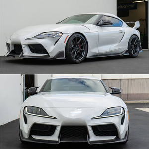 Nuevo Protector de Labio Delantero Estilo AR, Alerón de Labio Delantero de Fibra de Carbono para <span class=keywords><strong>Toyota</strong></span> <span class=keywords><strong>Supra</strong></span> MKV A90 A91 2019+ - Product Image 4