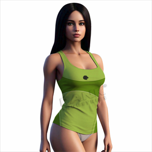 Camiseta sin mangas para mujer con ajuste cómodo Ideal para uso en el hogar y al aire libre Camiseta sin mangas acanalada para mujer Camisa ajustada sin mangas - Product Image 3