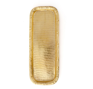 Custom <b>Large</b> Natural Solid Metal Serving <b>Tray</b> Rustic Style for Sushi Food Fruit Dessert Coffee Decorative Storage - Product Image 1