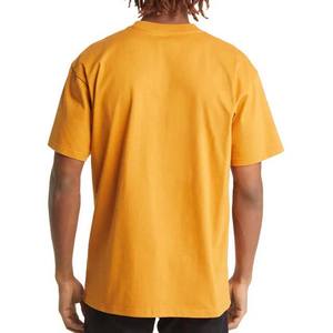 <b>Yellow</b> Color <b>Plain</b> Men's <b>T</b>-<b>Shirts</b> Customized Logo Design Short Sleeve Oversized Summer Sports Casual Cotton Men's <b>Shirts</b> O Neck - Product Image 2
