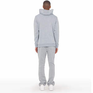 ชุดวิ่งสำหรับผู้ชายชุดวอร์มใส่สบายดีไซน์ใหม่ระบายอากาศได้ดีแขนยาวสีตัดกัน - Product Image 2