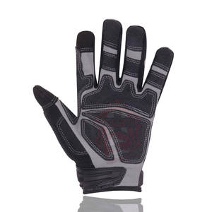 ถุงมือช่างผู้ชายพิมพ์โลโก้ตามสั่งขายดีที่สุด ผลิตจากหนังแท้ในปากีสถาน สำหรับกีฬาและออกกำลังกาย รุ่น AGS-2606 - Product Image 2