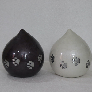Urne funéraire en métal de qualité supérieure avec empreinte de patte d'animal de compagnie personnalisée, technique d'impression UV, moulage pour les cendres et les souvenirs des animaux de compagnie bien-aimés - Product Image 5