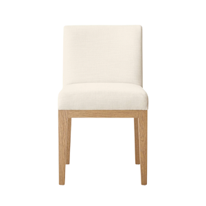 เก้าอี้รับประทานอาหารที่เรียบง่ายทันสมัยพร้อมที่นั่งหุ้มเบาะ - Product Image 1