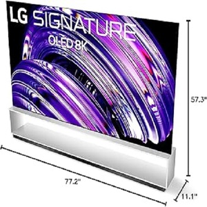 Televisor inteligente Original 88 HDR de 50 pulgadas con Alexa integrada, pantalla curva OLED 8K QLLED, listo para enviar. - Product Image 1