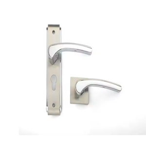 Bán Buôn Đẩy Kéo Cửa Xử Lý Thiết Lập Nhập Lỗ Mộng Khóa Với Key Nhôm Thép Trở Lại Tấm Làm Bằng Kẽm Lỗ Mộng Đòn Bẩy Xử Lý - Product Image 1