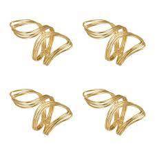 BEST High Quality Brass and Aluminium High-<b>end</b> Wedding Banquet Decorations Napkin Ring Whole Sale and Rose Round Napkin Ring... - Product Image 3