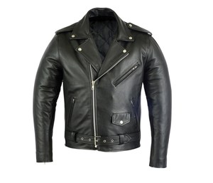 Men Biker <b>Vintage</b> Motorcycle Racer Moto Leather <b>Jacket</b> Real Genuine Leather <b>Racing</b> Motorbike <b>Jackets</b> Padded - Product Image 1