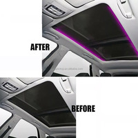 Universal Symphony Skylight Lumière d'ambiance pour voiture 98% RGB Sunroof Atmosphere Light 2Pcs Sunroof LED Strip Symphony Ambient Light