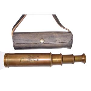 Antique en laiton maison objet décoratif victorien Marine Vintage jumelles jumelles décoration étui en cuir télescope bonne qualité - Product Image 5