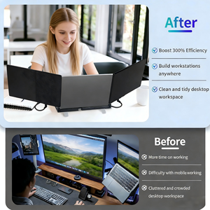 Moniteur portable pour ordinateur portable professionnel à double écran de 14 pouces 16:9 avec haut-parleur intégré, panneau IPS Full HD 60Hz, interface USB - Product Image 3