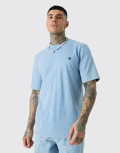 Nouveau T-shirt à manches courtes et col rond respirant 100% coton personnalisé pour hommes fabriqué par les produits Huzaifa - Product Image 1