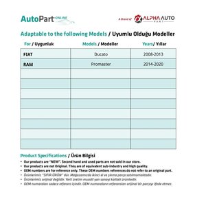Environmental Band <b>Clips</b> - 10 Pieces for Fiat Ducato, Ram Promaster - Product Image 2