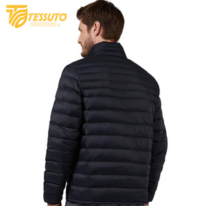 <b>Men's</b> Custom Satin Puffer Jacket Designer Winter Bubble <b>Padded</b> <b>Coat</b> Waterproof with Zipper Closure Short Length Outdoorwear - Product Image 3