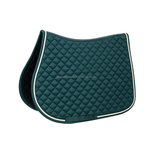 Tapis de selle pleine grandeur Tapis de selle de cheval Coton Satin Équitation Cheval Paillettes Confort Tapis de selle Mousse Service OEM - Product Image 2