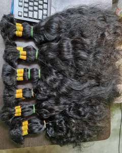 Cabello Virgen Remy del Sur de la India, Grado Templo, Doble Trama a Máquina, Cabello Humano Sin Procesar, 100g - Product Image 4