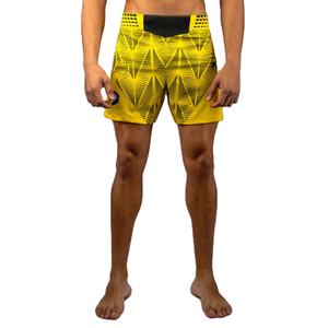 กางเกงมวยไทย MMA แบบซับลิเมชั่นเต็มตัว ชุดต่อสู้คุณภาพสูง น้ำหนักเบา ระบายอากาศได้ดี แห้งเร็ว ผลิตจากโพลีเอสเตอร์/คอตตอน สำหรับทั้งชายและหญิง - Product Image 1