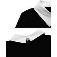 Robe crayon moulante en taffetas respirant anti-plis à taille empire pour femme, idéale pour le bureau, avec poches et ceinture