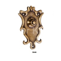 Gros laiton antique bouton poussoir mural sonnette de porte en laiton massif sonnette de porte pour la décoration de porte à la maison