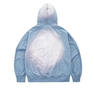 2025 en ligne en gros sweats à capuche personnalisés 2025 nouveautés lavage à l'acide sweat à capuche zippé hommes surdimensionné 500 Gsm pull à capuche pour hommes - Product Image 6