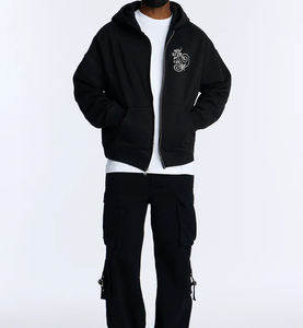 Sudadera con Capucha Oversize Unisex para Hombre, Estampado por Transferencia, Tejido de Felpa de 220 GSM, Colorida, Venta al por Mayor 2026 - Product Image 5