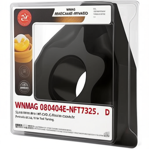 Inserto de Torneado Indexable WNMG 080404E-NFT7325 D. 5.16mm MT-CVD con Recubrimiento ISO, Paquete de 10 para Torneado de Piezas - Product Image 2