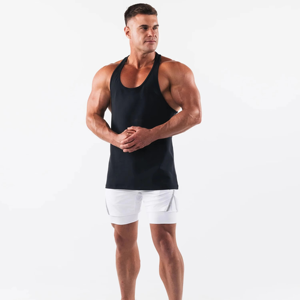 Vêtements de gym Coton Musculation Stringer Débardeur Hommes Fitness Singlets Sports Chemise sans manches Muscle Respirant Active Wear - Product Image 3