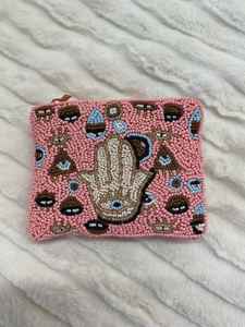 Porte-monnaie de mode avec perles et filetage - Product Image 3