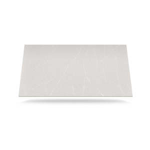 Placa de Cuarzo Plateado Desértico - Diseño Moderno, Resistente al Agua, para Aplicaciones en Paredes de Cocina, Gran Formato 1600x3200mm, 20/30mm, Acabado Gamuza - Product Image 1