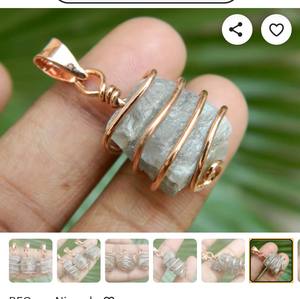 Bague en laiton perles rondes turquoise pour bijoux de noël meilleur prix bijoux de gemmes pour bonne année Aura bijoux de guérison pour femmes - Product Image 4