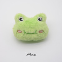 En gros, Appliques et patchs brodés et rembourrés en forme de visages d'animaux en peluche (Panda, Grenouille, Ours) pour vêtements, pinces à cheveux et accessoires de bricolage