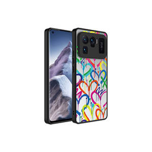 Coque de téléphone pour Xiaomi Mi 11 Ultra avec motif cœur, miroir brillant, coque arrière en silicone pour 11Pro, protection de l'appareil photo par - Product Image 1