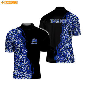 Camisas de bolos de rendimiento SAMAVIA, ropa de equipo ligera de estilo estadounidense para clubes y torneos, ajuste personalizado - Product Image 3