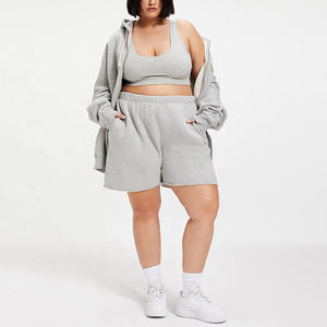 Shorts de sport et de yoga pour femmes, best-seller, arrivée 2025, sans couture, respirants, en tissu polaire de coton de haute qualité, taille élastique, séchage rapide - Product Image 3
