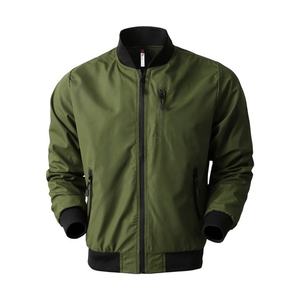 OEM Fashionable High Street Casual <b>Lightweight</b> Coat Man Bulk Discount Spring Vintage Casual Knitted Collar Bomber <b>Jacket</b> for <b>Men</b> - Product Image 5