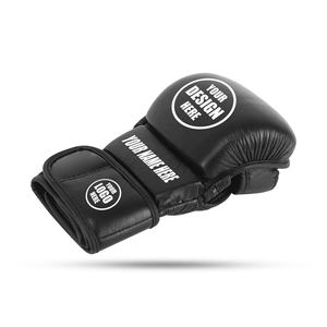 ถุงมือ MMA แบบครึ่งนิ้วหนังวัวแท้สำหรับมวยไทยถุงมือชกมวย UFC สำหรับมวยไทยถุงมือต่อยมวย - Product Image 5