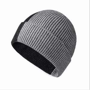 Alta calidad Unisex adulto 100% algodón logotipo personalizado bordado impreso Beanie Caps precio bajo Color negro para hombres precio barato - Product Image 1